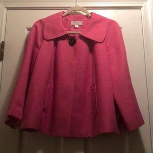 Woman’s pink jacket
